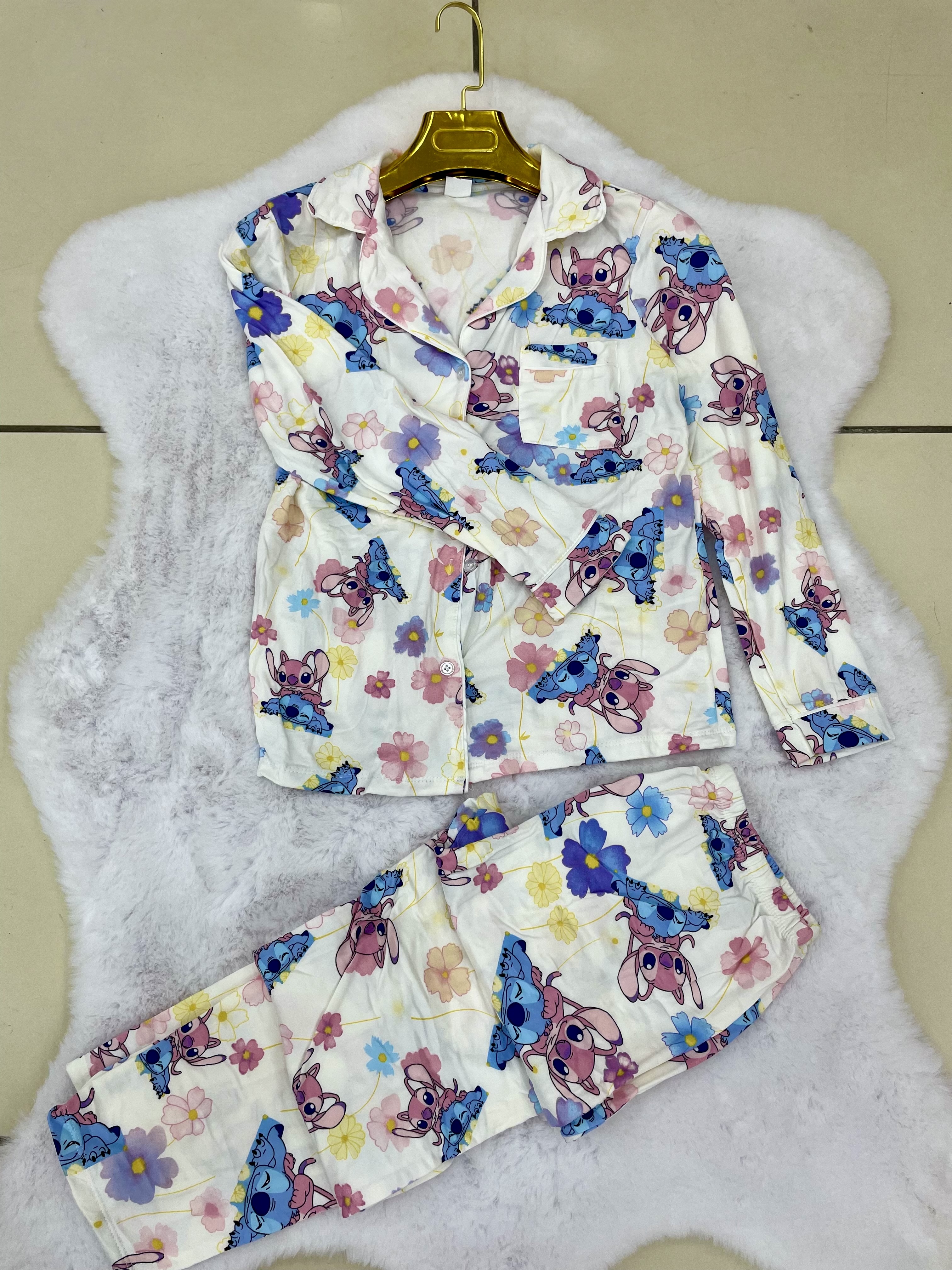 Pyjama Disney katifa stitch