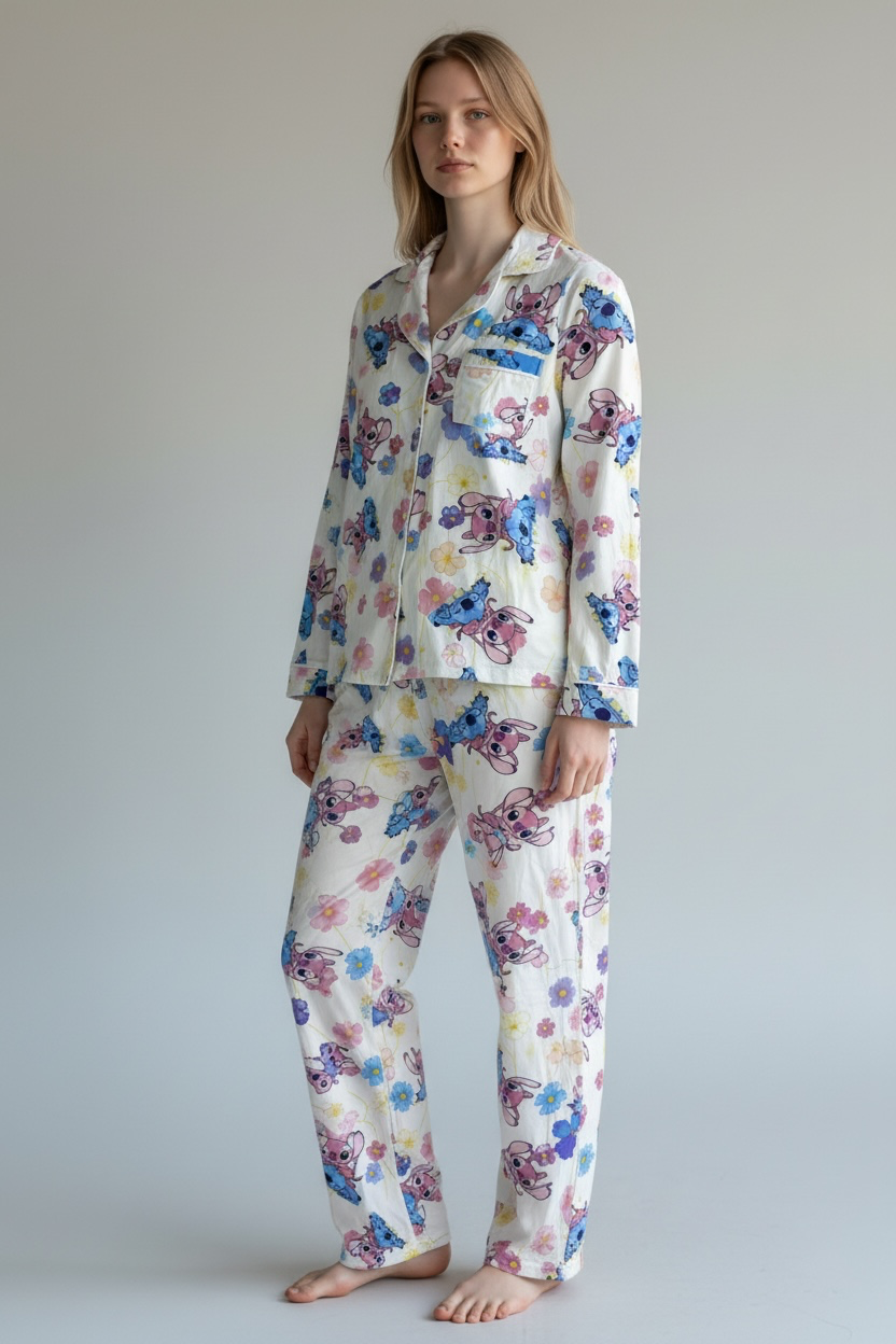 Pyjama Disney katifa stitch