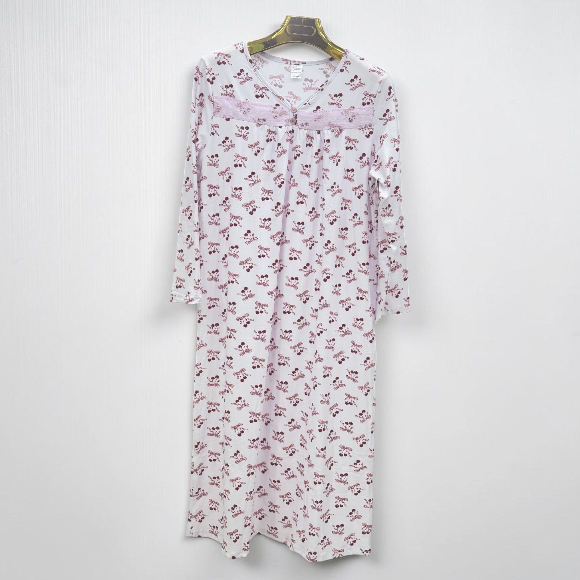 ROBE manche longue dontel