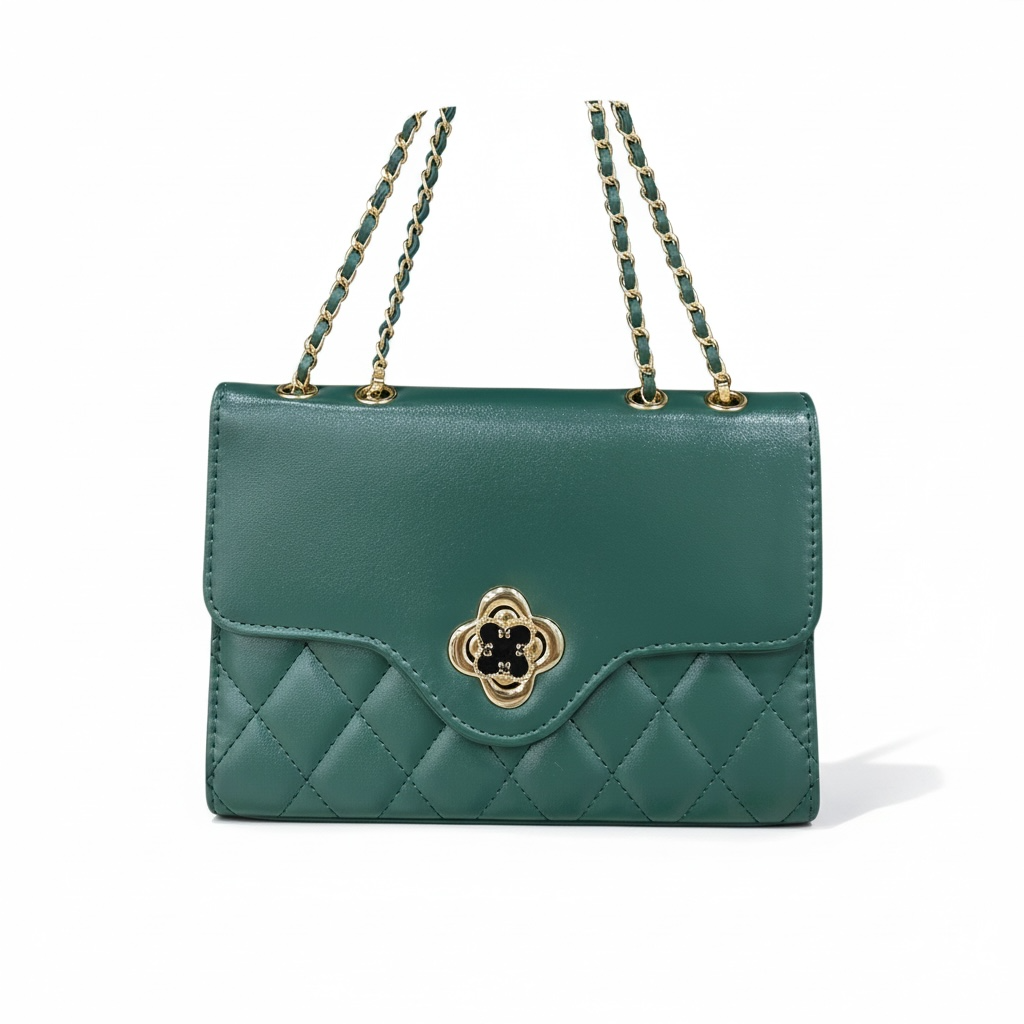Sac 25*16 chaine doré