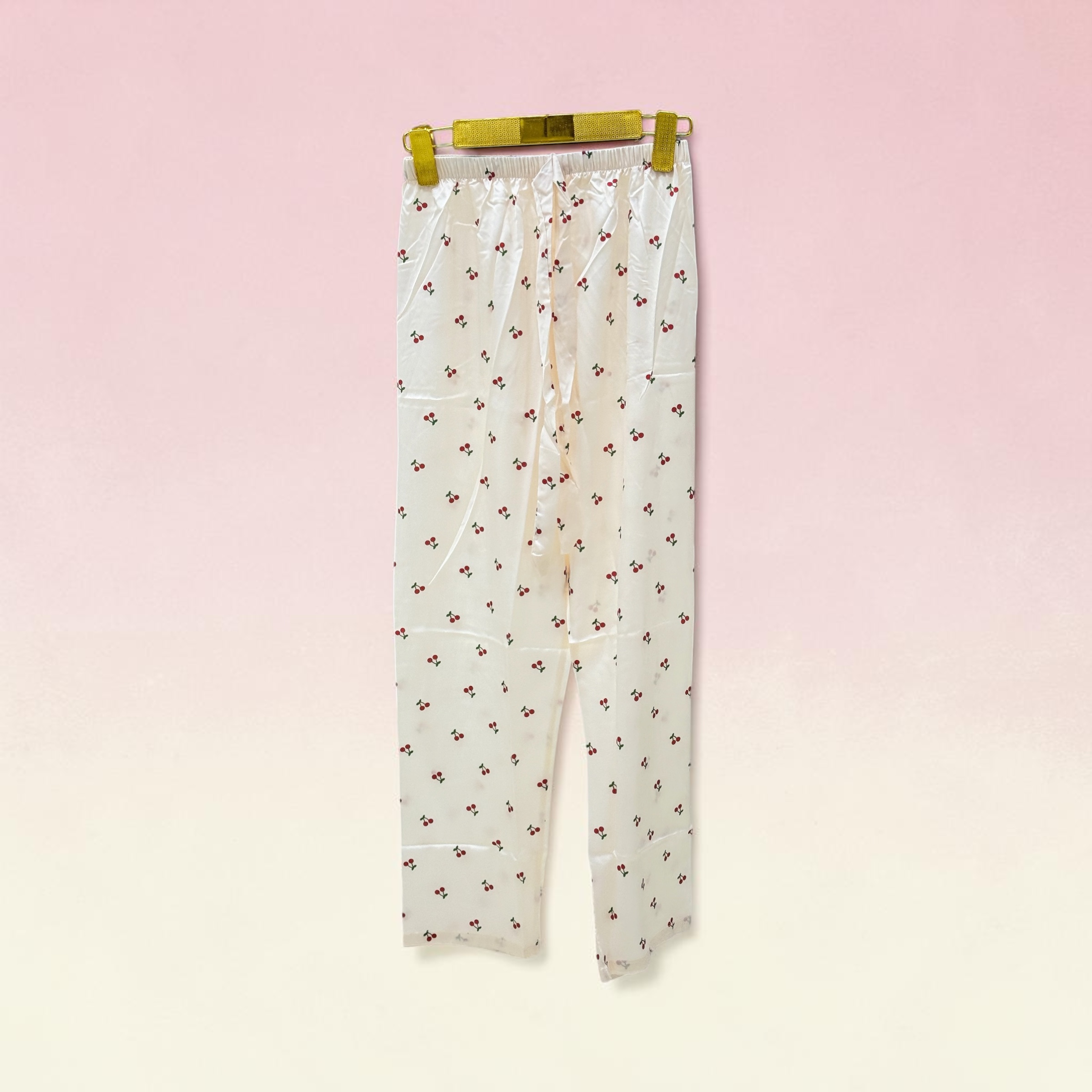 Pyjama satain cerises