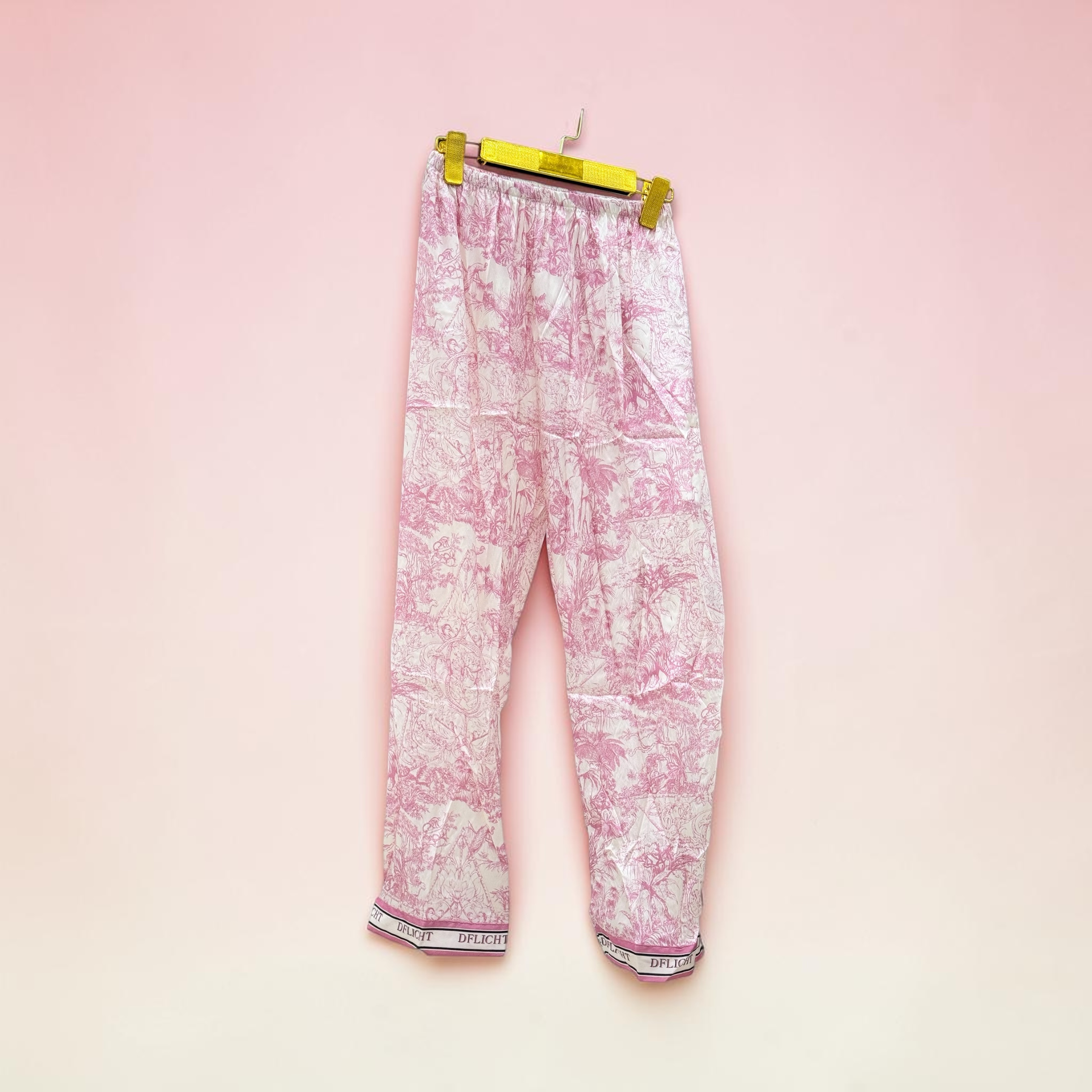 Pyjama satain dior rose