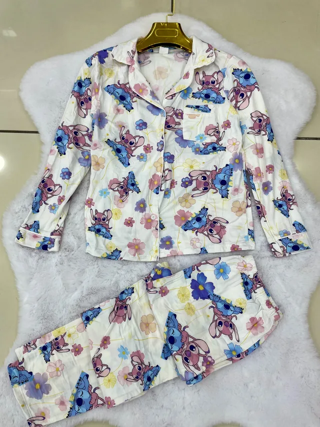 Pyjama Disney katifa stitch